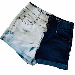 CUSTOM | hand dyed denim shorts